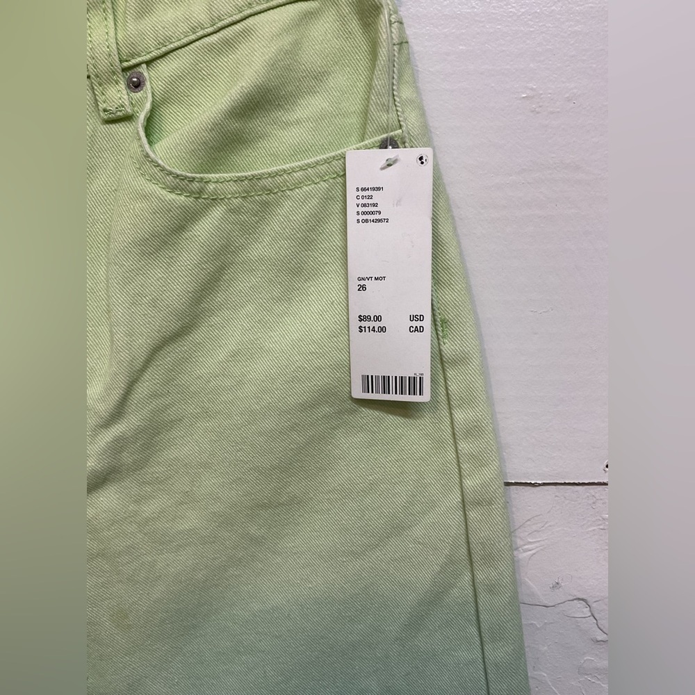 NWT BDG Ombre Wide Leg Jeans Blue Green Sz 26 - Picture 12 of 13